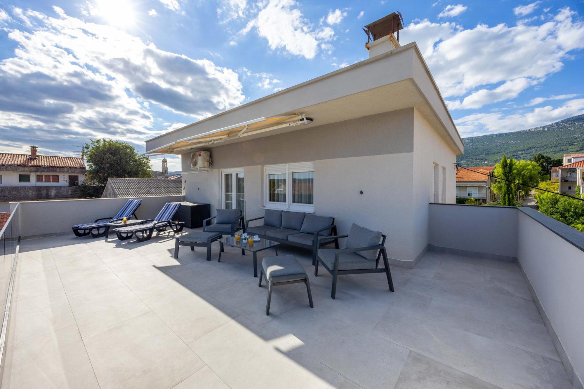 Terrace Kastela Apartment Exterior foto